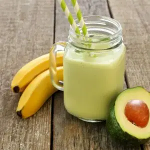 Avocado banana milkshake in sharjah