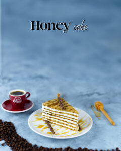 Honey cake in Sharjah best cafe in sharjah